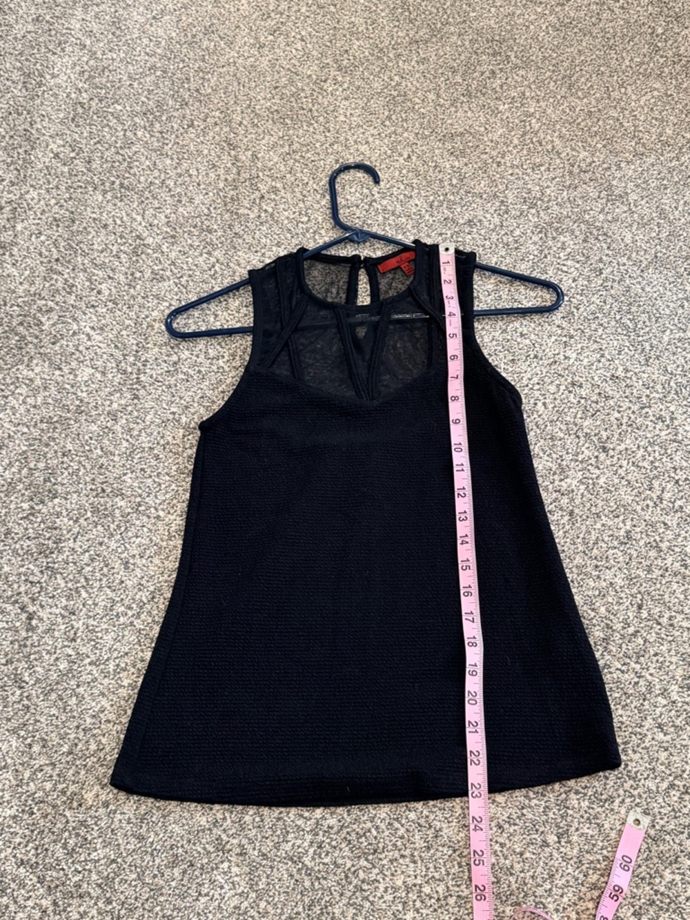 Red by BKE Women’s Black Mesh Tank Top Size XS - Picture 5 of 6